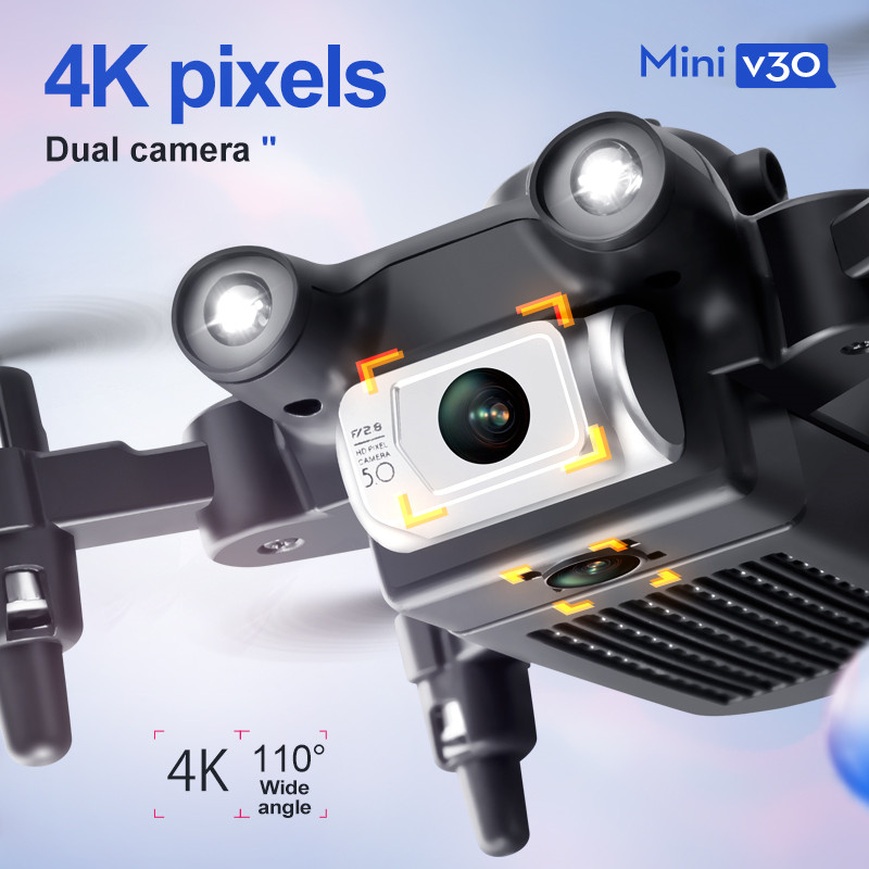 Mini V30 WiFi FPV Drone With 4 - Drone Battery Case 评论和价格