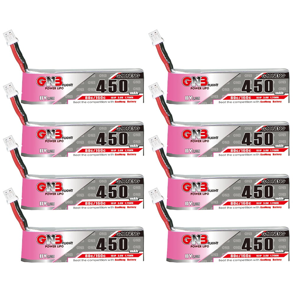 GAONENG GNB 1S 450mAh 80C/160C - Drone Battery Li-Ion 评论和价格