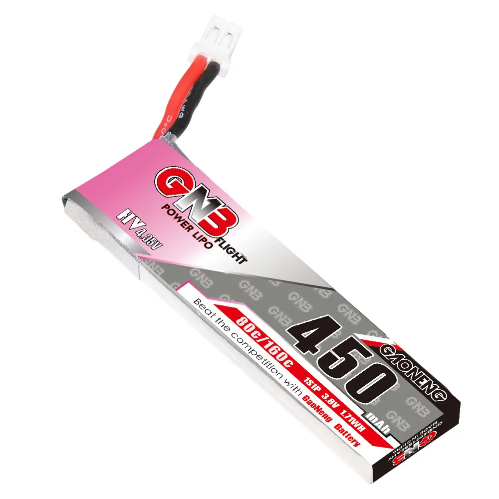 GAONENG GNB 1S 450mAh 80C/160C - Drone Battery Li-Ion 评论和价格