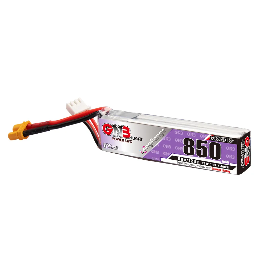 GAONENG GNB LiPo Battery 850mA - Drone Battery Li-Ion 评论和价格