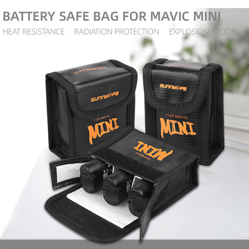 Battery Safe Bag for DJI MINI  - Drone Battery Bag 评论和价格