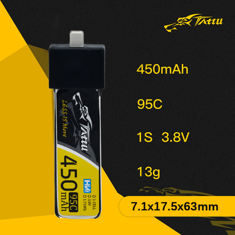 3Pcs NEW TATTU 450/500/550mAh  - Drone Battery 4S 评论和价格