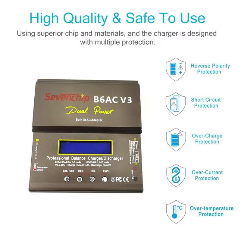 iMax B6AC V3 New 80W Smart Dig - Drone Battery Smart 评论和价格
